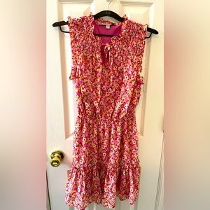 Gypsies and Moondust size:small Pink floral dress